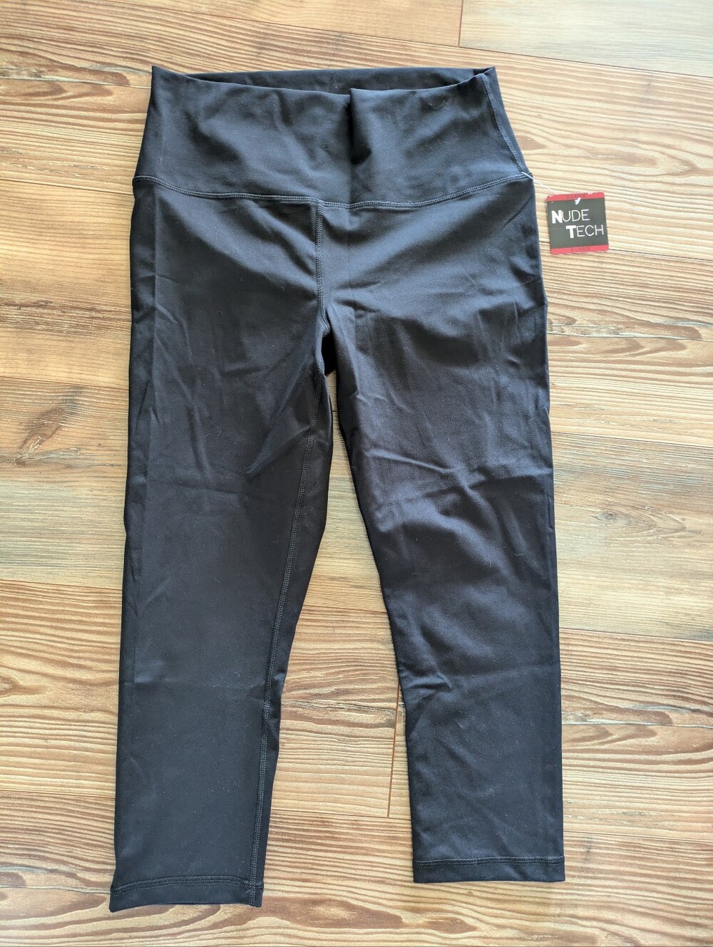 Nude Tech Cropped High Rise Leggings Black 980214898 XL NWT